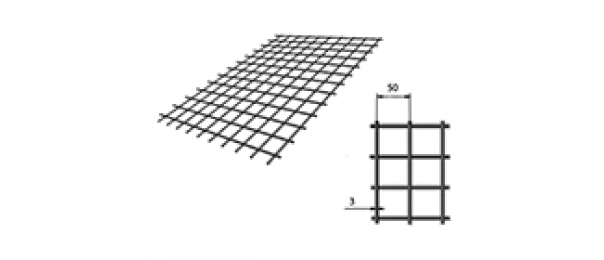Сетка сварная (дорожная) 50х50х3мм 1х2м купить с доставкой в Семеновском